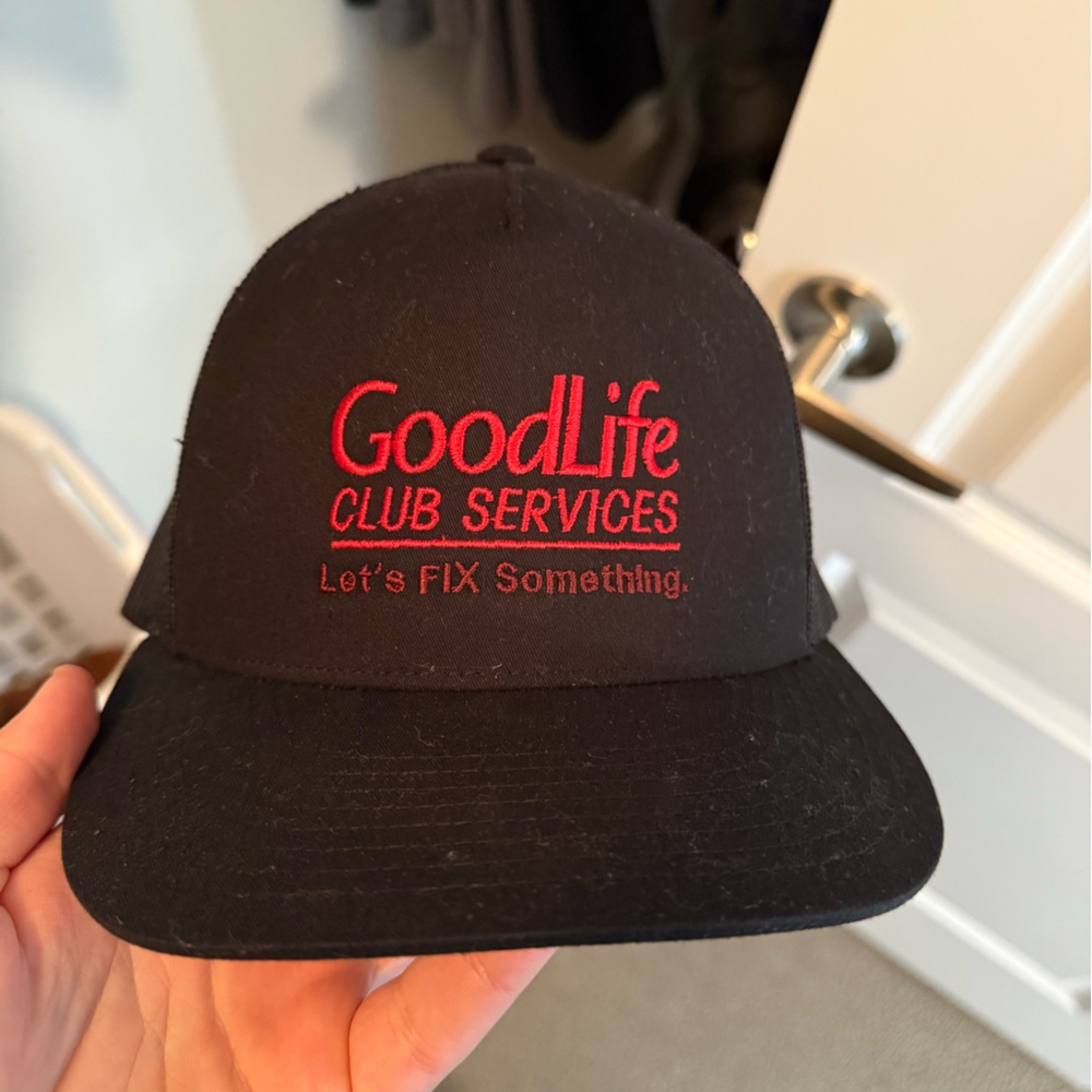The Classic Black Mesh Cap GoodLife Fitness